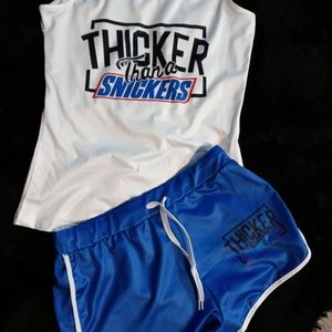 Thicker than a sneaker snack shorts